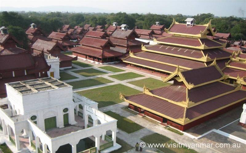 皇家宮 - 曼德勒 - 訪問 - 緬甸
